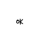 カフェ文字風＊シンプル英語（個別スタンプ：5）