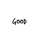 カフェ文字風＊シンプル英語（個別スタンプ：6）