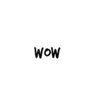 カフェ文字風＊シンプル英語（個別スタンプ：11）