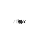 カフェ文字風＊シンプル英語（個別スタンプ：19）
