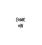 カフェ文字風＊シンプル英語（個別スタンプ：21）