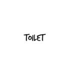 カフェ文字風＊シンプル英語（個別スタンプ：28）