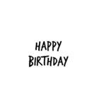 カフェ文字風＊シンプル英語（個別スタンプ：33）