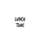 カフェ文字風＊シンプル英語（個別スタンプ：37）