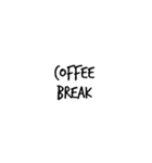 カフェ文字風＊シンプル英語（個別スタンプ：38）