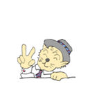日常使い ネコ おしゃれ①（個別スタンプ：6）