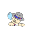 日常使い ネコ おしゃれ①（個別スタンプ：7）