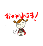 かわいいはなちゃん 01（個別スタンプ：10）