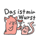 ドイツ語を操るソーセージ犬たち（個別スタンプ：21）