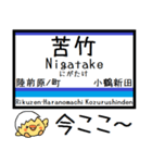 宮城 仙石線 気軽に今この駅だよ！（個別スタンプ：6）