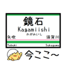 東北本線(黒磯-福島) 気軽に今この駅だよ！（個別スタンプ：11）