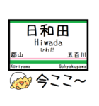 東北本線(黒磯-福島) 気軽に今この駅だよ！（個別スタンプ：15）