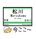 東北本線(黒磯-福島) 気軽に今この駅だよ！（個別スタンプ：21）