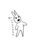 かわいいウサギ(狂気)2（個別スタンプ：3）