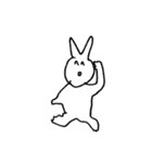 かわいいウサギ(狂気)2（個別スタンプ：28）