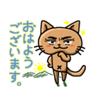 招き猫組。肉球のある日常。（個別スタンプ：1）
