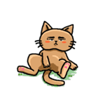 招き猫組。肉球のある日常。（個別スタンプ：15）