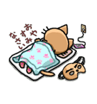 招き猫組。肉球のある日常。（個別スタンプ：24）