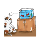 ねこ(日常)（個別スタンプ：4）