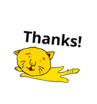 English cat stamps（個別スタンプ：1）