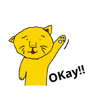 English cat stamps（個別スタンプ：2）