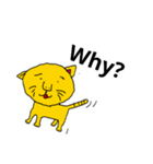 English cat stamps（個別スタンプ：3）