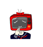 古風少女テレビさん ver. up（個別スタンプ：6）