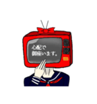 古風少女テレビさん ver. up（個別スタンプ：14）