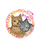 つきねこ 猫ver. 秋冬 日常（個別スタンプ：2）