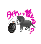 つきねこ 猫ver. 秋冬 日常（個別スタンプ：19）