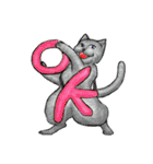 つきねこ 猫ver. 秋冬 日常（個別スタンプ：21）