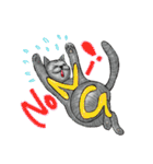 つきねこ 猫ver. 秋冬 日常（個別スタンプ：22）