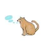 つきねこ 猫ver. 秋冬 日常（個別スタンプ：26）
