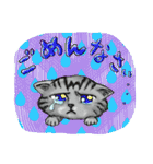 つきねこ 猫ver. 秋冬 日常（個別スタンプ：40）