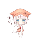 ねこみみ学園の女の子（個別スタンプ：4）
