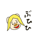 三匹の子むすめ〜末っ子〜（個別スタンプ：3）