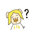 三匹の子むすめ〜末っ子〜（個別スタンプ：5）