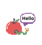 ニョロニョロいも虫くん（個別スタンプ：1）