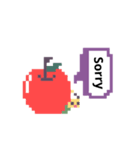ニョロニョロいも虫くん（個別スタンプ：7）