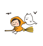 Do your best. Witch hood (ハロウィン)（個別スタンプ：4）