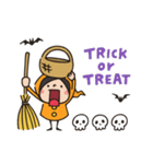 Do your best. Witch hood (ハロウィン)（個別スタンプ：5）