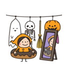 Do your best. Witch hood (ハロウィン)（個別スタンプ：9）