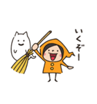 Do your best. Witch hood (ハロウィン)（個別スタンプ：10）
