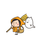 Do your best. Witch hood (ハロウィン)（個別スタンプ：11）
