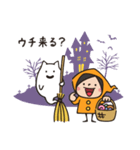 Do your best. Witch hood (ハロウィン)（個別スタンプ：20）