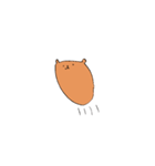 カピバラっぽいもの（個別スタンプ：4）