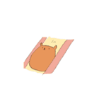 カピバラっぽいもの（個別スタンプ：6）