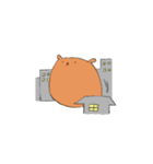 カピバラっぽいもの（個別スタンプ：17）
