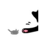 真っ黒黒猫くーたん。（個別スタンプ：14）