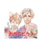犬耳メンズ（個別スタンプ：10）